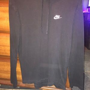 Nike hooded shirt